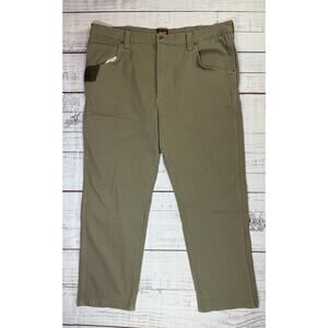 Wrangler Workwear Technician Relaxed Fit Pants Mens Sz 40 X 30 Dark Khaki NWT